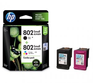 Jual Beli Cartridge HP 802 Black and Color